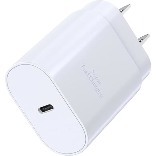 TT&C USB C Block 30W PD Super Fast Charger Type C Plug Cube Wall Adapter Power Brick Compatible with iPhone 17, 17e, 17 Pro Max, 16, 16e, 15, 14, 13, 12, iPad, mini, Galaxy S26 S25, S24