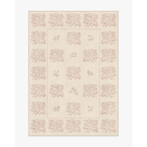 Iona Cream & Vintage Blush Rug | Ruggable US