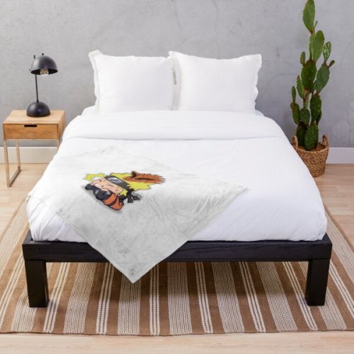 The Sleeping Ninja and His Fox Throw Blanket