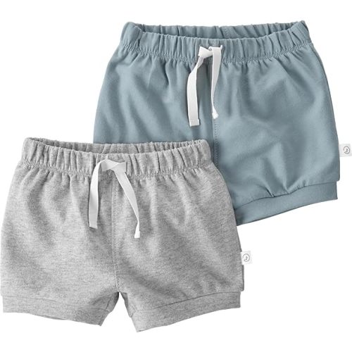 little planet by carter's Baby 2-Pack Shorts Made with Organic Cotton