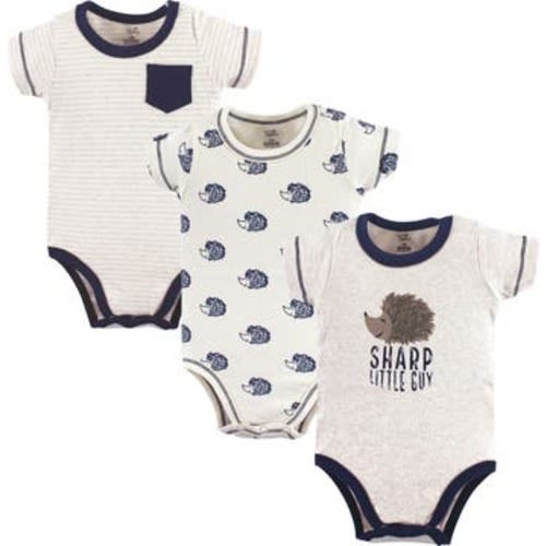 3Pk Organic Bodysuits, 0-3M