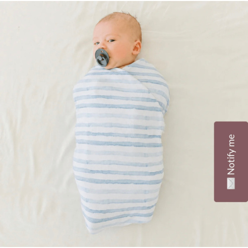 COCOON SWADDLE Classic Brushed - Chambray Waves size Small