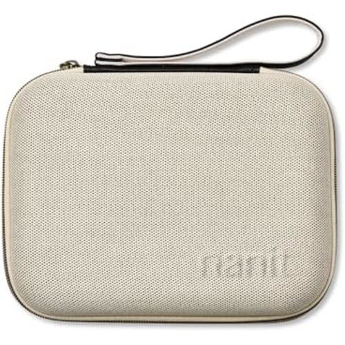 Nanit Travel Case - Protective Hard Shell Carrying Case for Nanit Pro Baby Monitor and Multi-Stand Travel Accessory, Two Tone Canvas