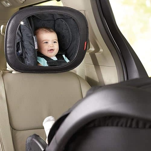 Skip Hop Baby Car Mirror, Style Driven, Black