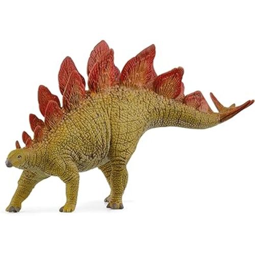 schleich Dinosaurs - 8” Stegosaurus Figurine with Realistic Bony Plates and Spiked Tail - Dinosaur Toy for Screen-Free Fun - Jurassic Animal Figure for Educational Play - Kids Ages 5+ | 15040