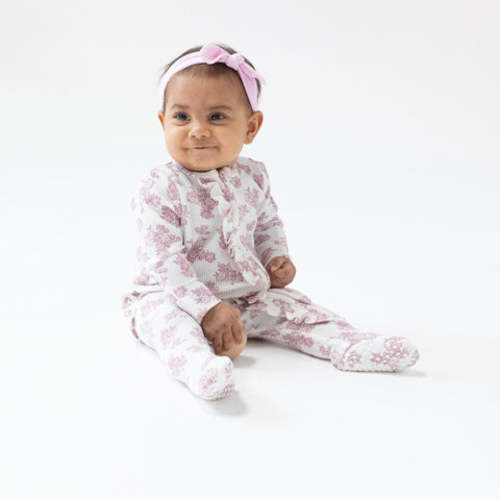 Countryside Coreopsis - 2 Way Ruffle Zipper Footie