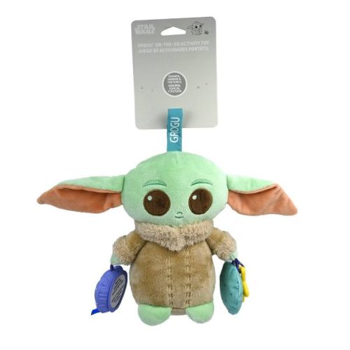 Star Wars Grogu On-The-Go Activity Toy: Teether, Squeaks, Rattles, Crinkles