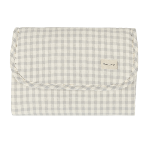Cambiador Folded Vichy Blue