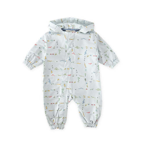 Park Suit - Crawling Critters Blue