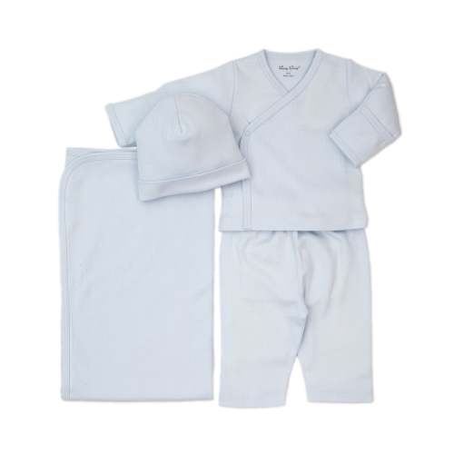 Take Me Home Blue Pointelle Bundle Set