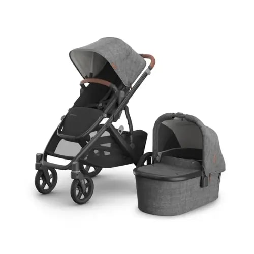 UPPAbaby Vista V3 With Bassinet Charcoal Melange Greyson | Baby Bunting AU