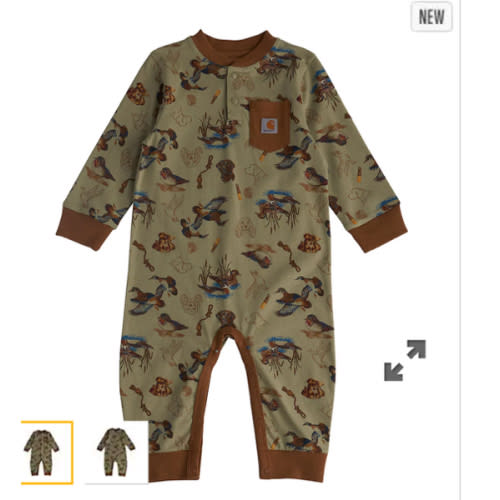 Boys' Long Sleeve Duck Print Coverall (Baby) | Shop all Boys | Carhartt