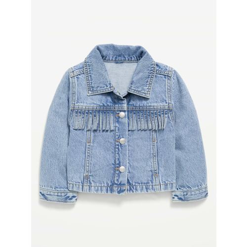 Fringed Denim Jacket for Toddler Girls