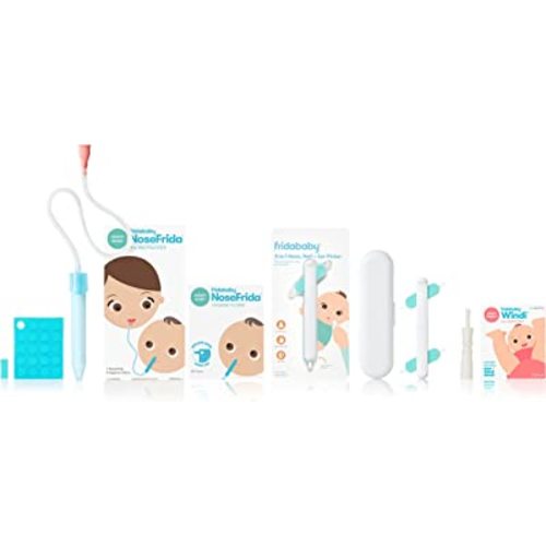 FridaBaby The NoseFrida Filter Bundle, Windi GasPasser & 3in1 Picker | Baby Healthcare Essentials