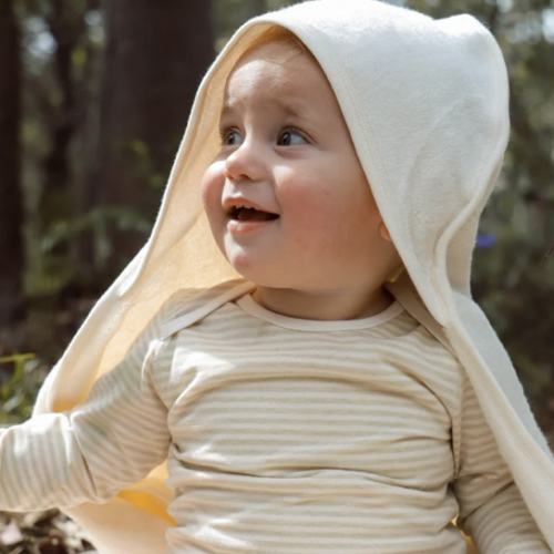 Organic Baby Hooded Bath Towel – Fibre For Good