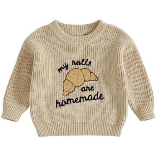 YINGISFITM Valentines Baby Girl Boy Outfit Toddler Valentines Sweet Heart Sweater Knit Sweaters Fall Winter Clothes