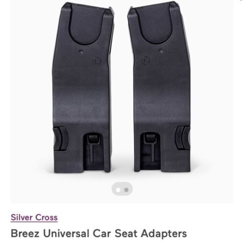 Silver Cross Breez Universal Car Seat Adapters - Black | Babylist Shop