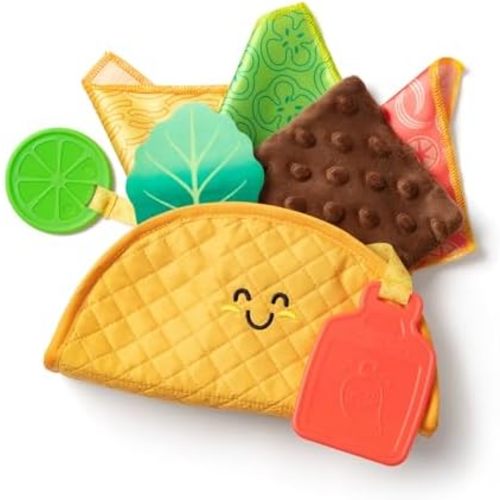Melissa & Doug Multi-Sensory Soft Taco Fill & Spill Infant Toy - Sensory Toys For Babies, Baby Taco Toy, Baby Toys For Ages 6 Months And Older