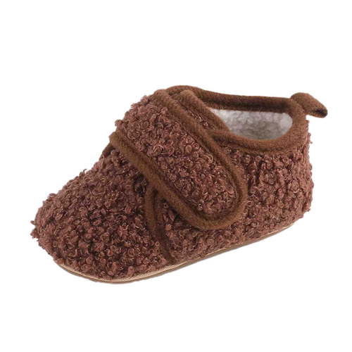 Liyamei Infant Baby Boy Girl Fleece Bootie Winter Warm Non-Slip Shoes Size 0-6 Months