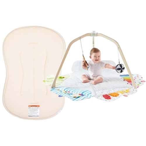 Cozy Playtime Bundle – Baby Play Gym & Infant Lounger