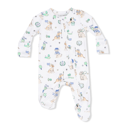 Country Club Dogs - 2 Way Zipper Footie