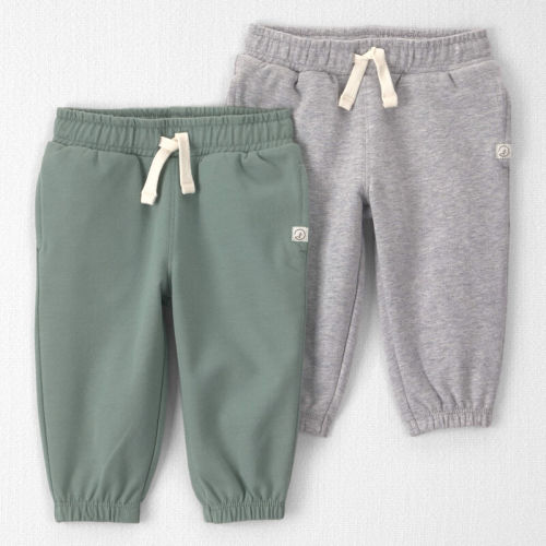 Baby 2-Pack Organic Cotton French Terry Joggers | Carter’s Oshkosh Canada