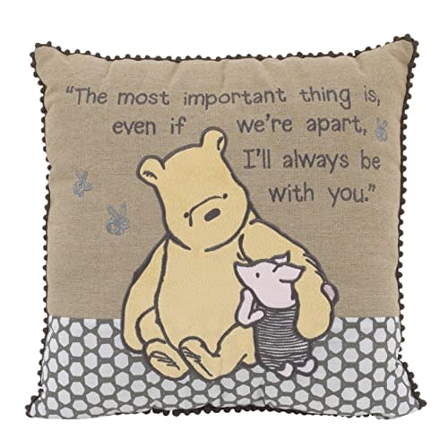 Dsney Disney Classic Pooh - A Day with Pooh - Decorative Pillow with Applique & Embroidery
