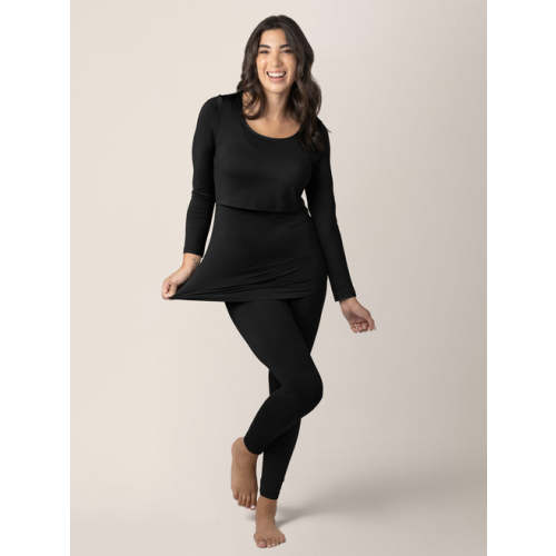 Jane Nursing Pajama Set | Black M