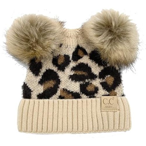 Exclusives Baby Infant Beanie Knit Warm Winter Pom Pom Skull Cap Hat