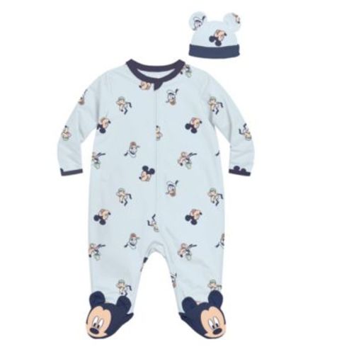 Baby Boys 2-Piece Mickey Mouse Sleep N Play Set