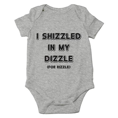 AW Fashions I Shizzled In My Dizzle, For Rizzle Baby Bodysuit Newborn Apparel Outfit for Boys or Girls