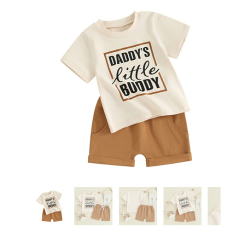 DADDY'S LITTLE BUDDY Outfit - Hazel & Bo