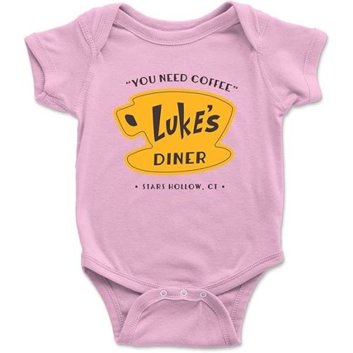 Brain Juice Tees Lukes Diner Gilmore Girls Baby One Piece