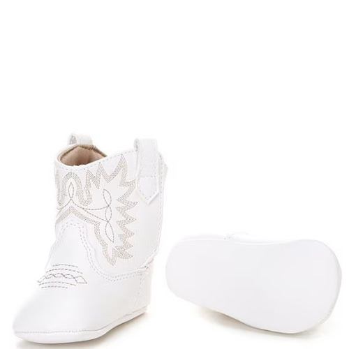 White Western Boot | Infant