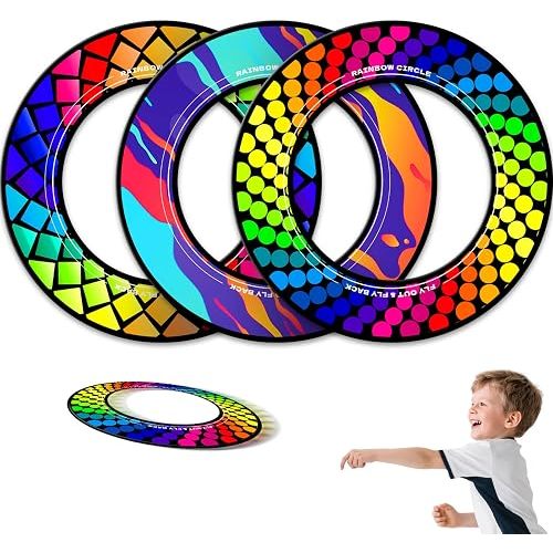 Doinfly【3-Pack Professional Flying Toys - Ultra-Stable & Long Distance Sport Flying Equipment for Outdoor Games, Pool, Beach, Backyard Fun | Adults & Kids Family Toy (Gradient Series)