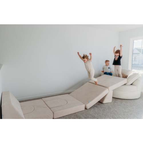 Epic Fort Building Play Couch (with waterproof liners) (color: sand)