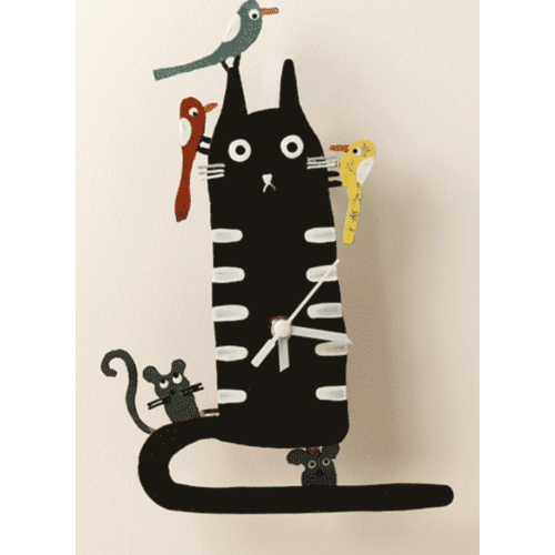 Cat Clock for Nursery
