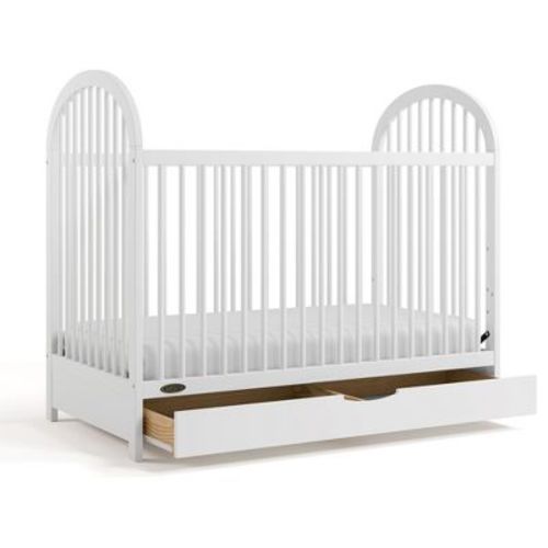 Graco Olivia 3-In-1 Convertible Crib With Drawer White