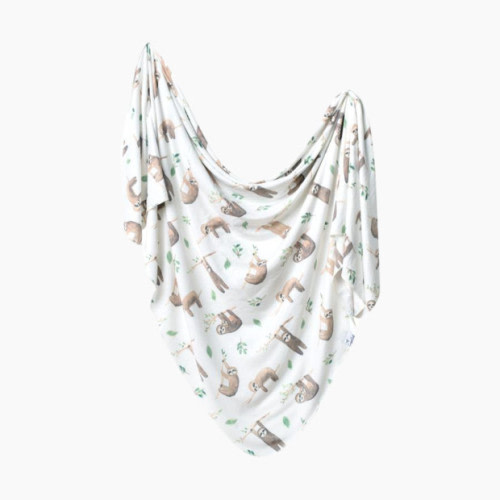 Copper Pearl Printed Swaddle Blanket - Sloths