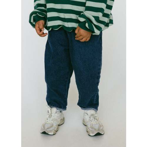 Tapered Balloon Jeans- Dark Wash – Fostered Collection