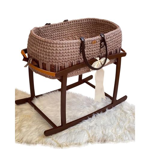 Premium Moses Baby Bassinet: Comfortable & Secure Unisex Moses Basket 27.5x13.7x9.84" (Only Basket)