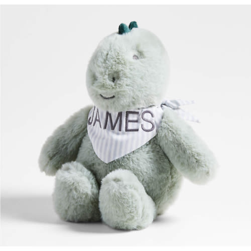 Crate Cuddlies Small Green Dinosaur Kids Stuffed Animal