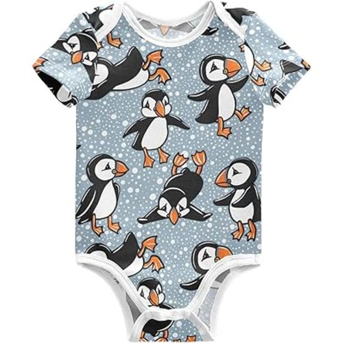Baby Bodysuits Soft Cotton Short Sleeve Baby Clothes for Girls Boys