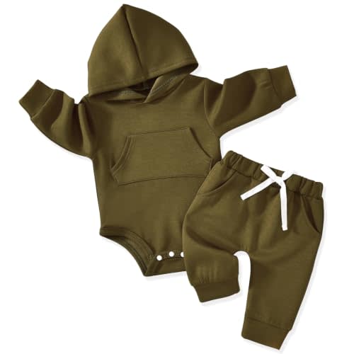 Aalizzwell Infant Baby Winter Hoodie Outfit