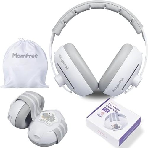 Fontanel-Safe 2-in-1 Baby Ear Muffs (0-48 Months)