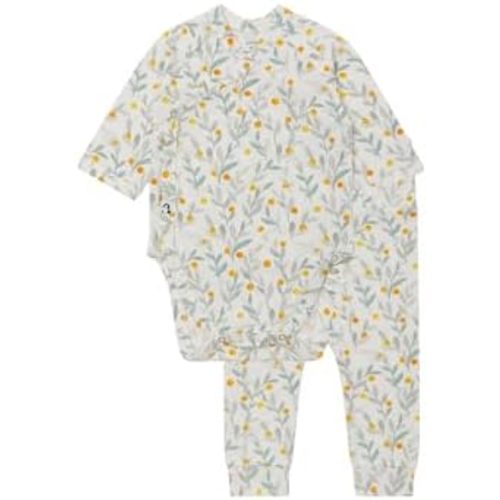 Konny Baby Bodysuit & Pants Set Newborn Ultra-soft Baby Girls Boys Long Sleeve Leggings Clothes, Not including Hat