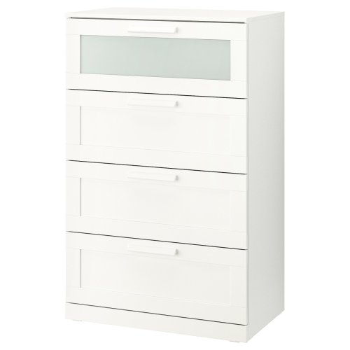 BRIMNES 4-drawer dresser - white 30 3/4x48 7/8 "