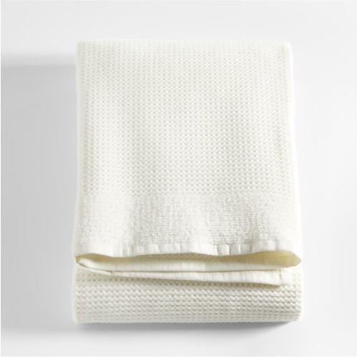 Ivory Organic Waffle Hand Towel