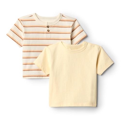 Amazon Essentials x Sofia Grainge Toddlers and Baby Boys' Short Sleeve T-Shirts, Pack of 2