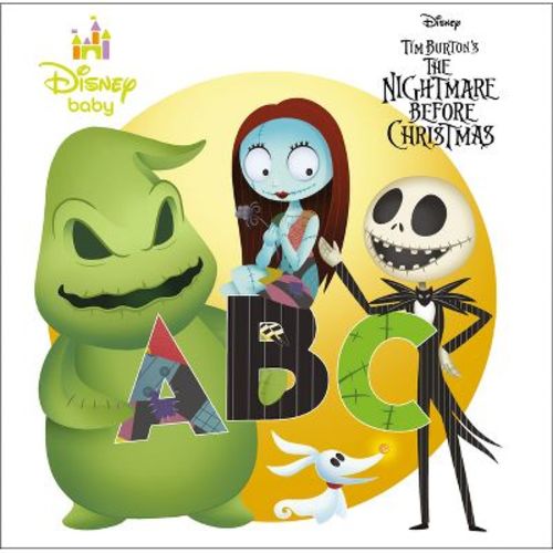 Disney Baby: Tim Burton's the Nightmare Before Christmas ABC - by Random House Disney (Board Book)